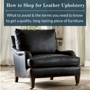 Fine Leather Furniture Buying Guide | The Stated Home