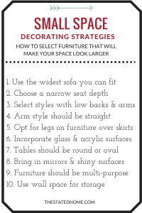 Top 10 Interior Design Rules for Small Spaces | The Stated Home