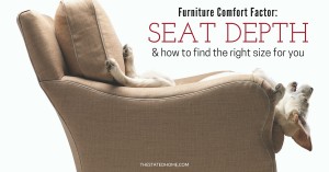 Furniture Comfort: Seat Depth & how to find the right size for you | The Stated Home