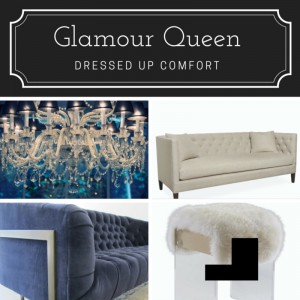 Transitional Decorating Style: Glamour Queen