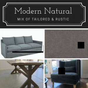Transitional Decorating Style: Modern Natural