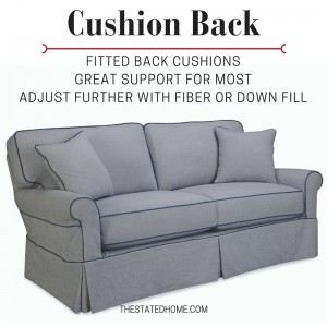 Furniture Comfort: Cushion seat back sofa cushions | The Stated Home