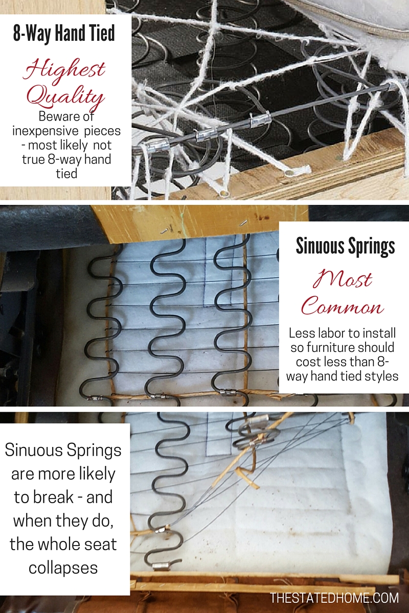 Sinuous Springs Vs Eight Way Hand Tied