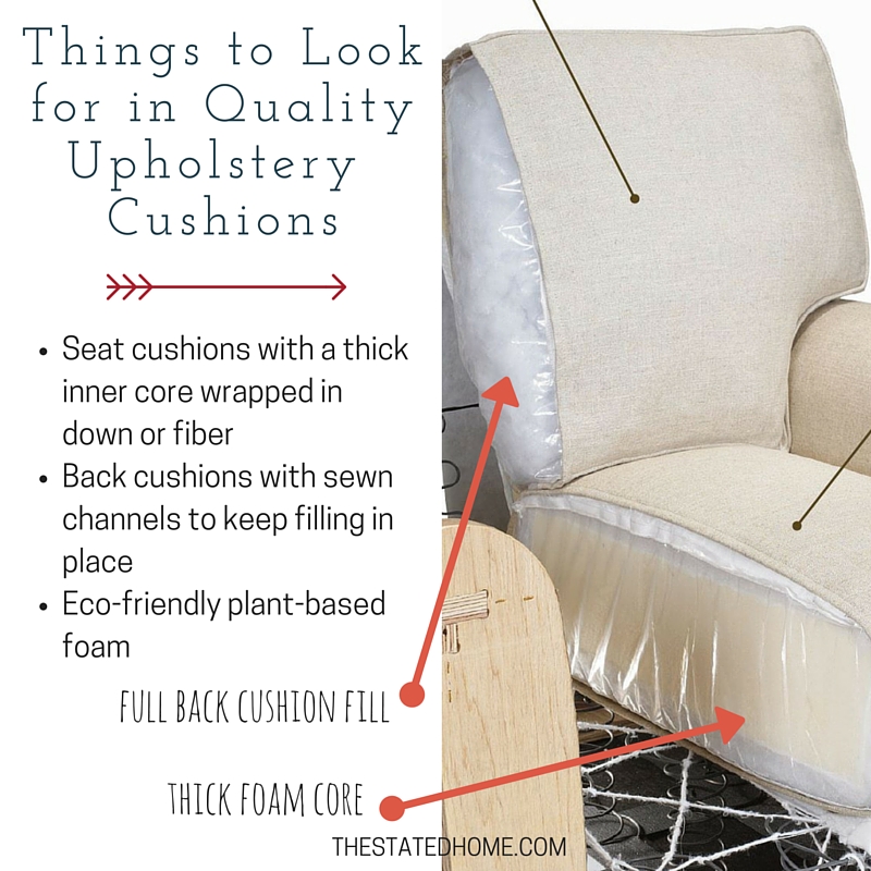 Seat Cushion Fillings, Styles, & Types