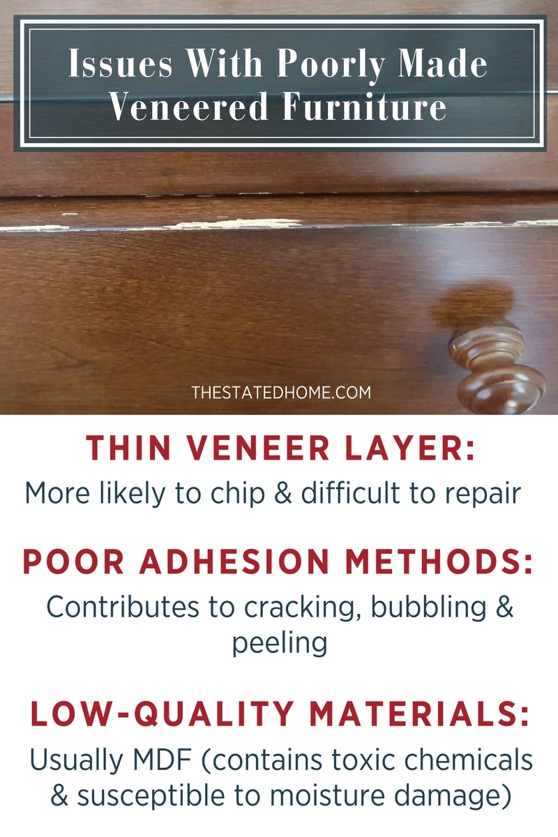 Veneer Wood Furniture: Common Issues | The Stated Home