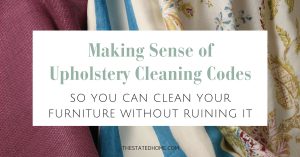 Fabric Codes for Cleaning | The Stated Home