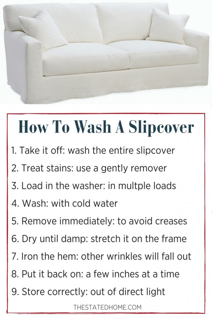 How to Clean Slipcovers The Stated Home Blog