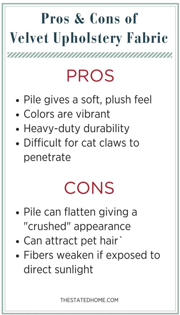 Upholstery Fabric Types Velvet Furniture The Stated Home Blog