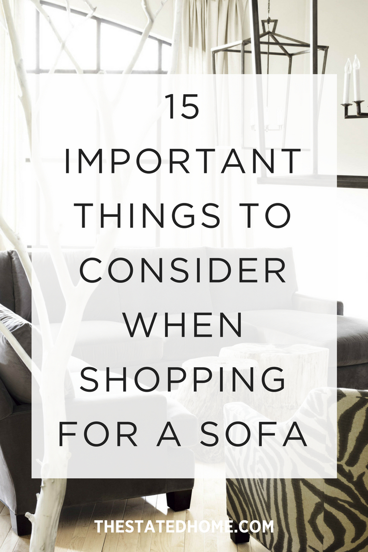 How to Buy a Sofa: 15 Must-Know Tips