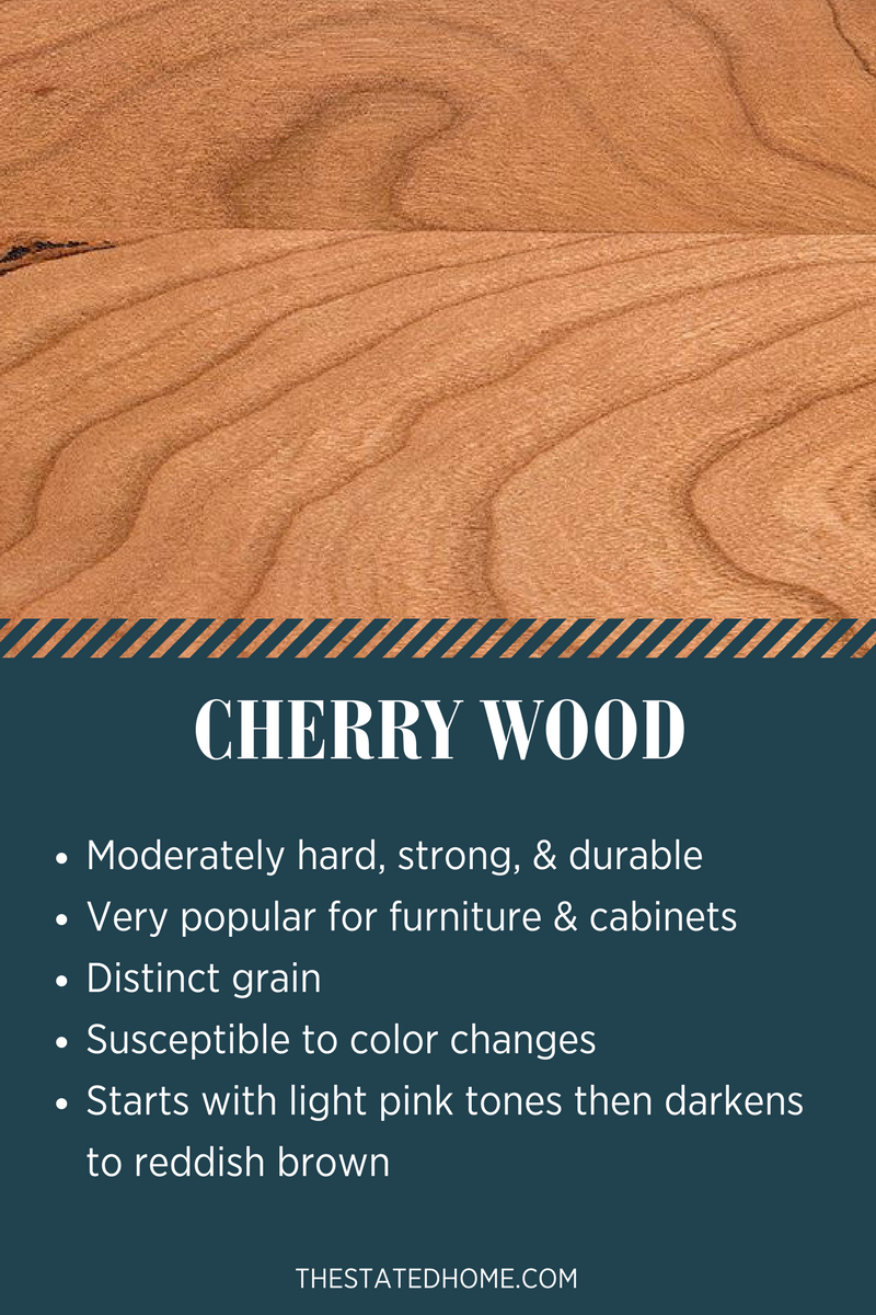 Types of Wood for Furniture: Cherry | The Stated Home
