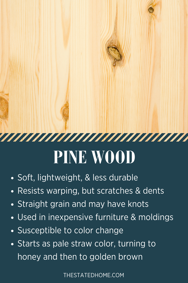 Types of Wood for Furniture: Pine | The Stated Home