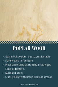 Types of Wood for Furniture: Poplar | The Stated Home