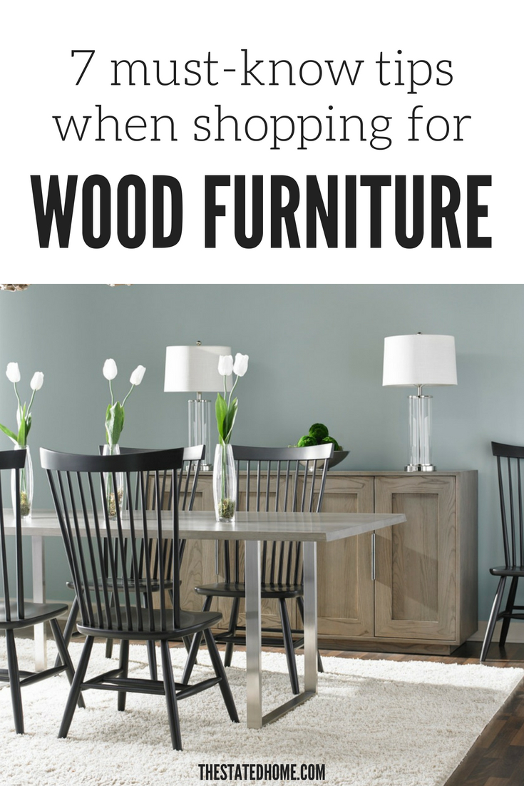 Good Wood Furniture: Shopping Tips