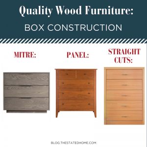 Quality Wood Furniture: Box Construction | The Stated Home