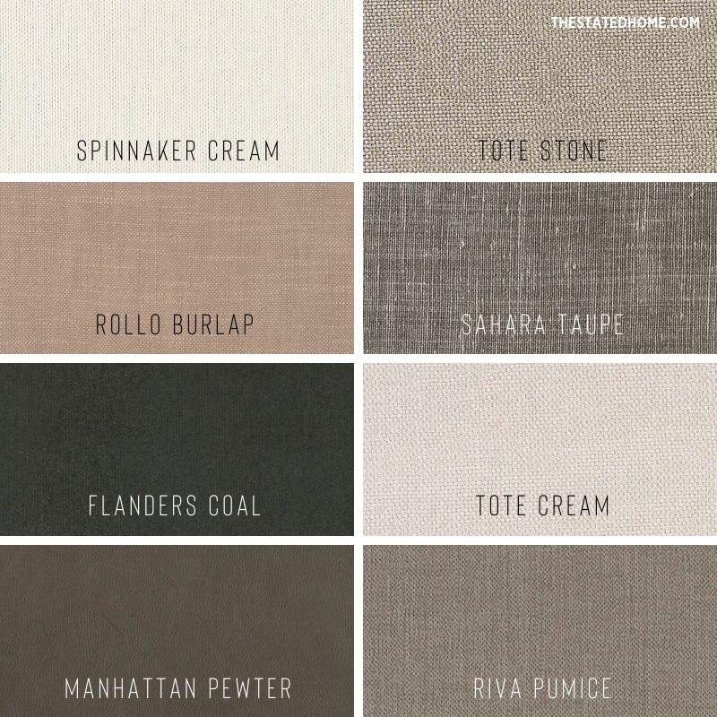 Fabric Options for Tennille Area Rug | The Stated Home