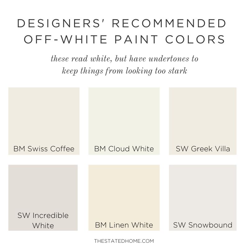 best off white wall paint colors