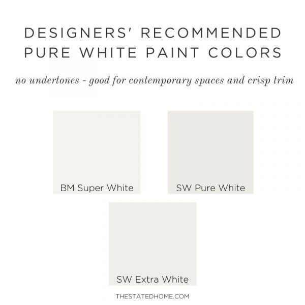 Best White Paint for Walls | The Stated Home Blog