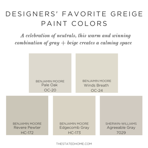 The Best Shades of Gray Paint | The Stated Home Blog