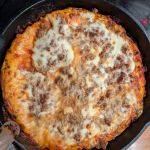 Tonight's dinner - a homemade recreation of the Pizza Hut pan pizza of my youth - recipe from @seriouseats 
Super easy, but you do need advance planning and make the dough the night before ( don't worry only requires mixing everything in a bowl). I used all-purpose flour and regular active dry yeast and it turned out fine!